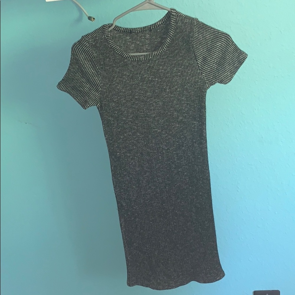 gray pencil dress